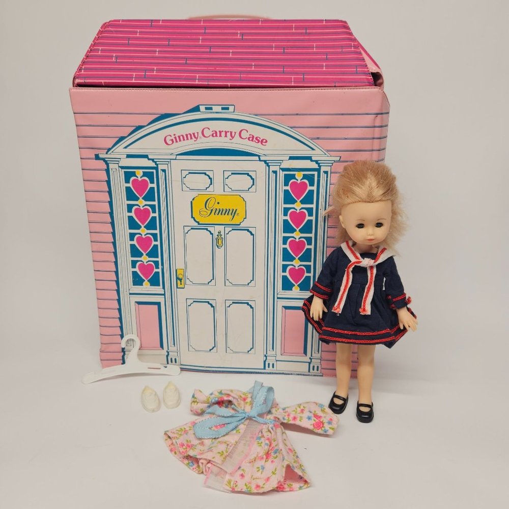 Vogue Dolls Ginny Carrying Case Closet Clothes 1 Ginny Doll Vogue Vintage 1970s